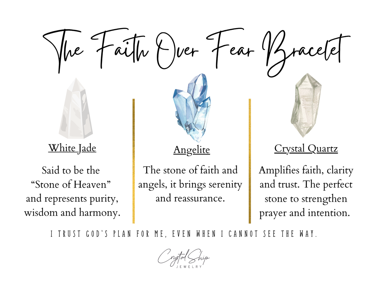 The Faith over Fear bracelet