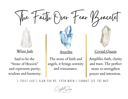 The Faith over Fear bracelet