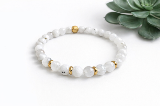 The Moonstone skinny bracelet