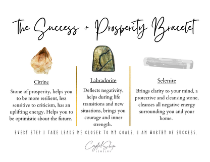 The Success + Prosperity bracelet
