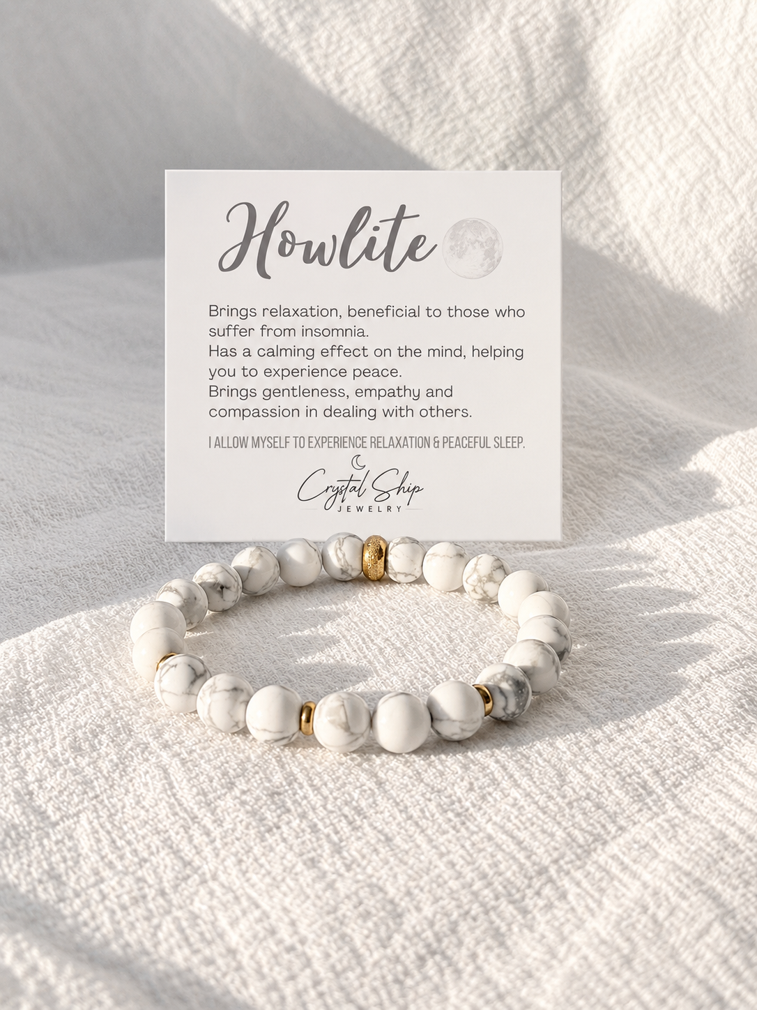 White Howlite - the essentials collection.