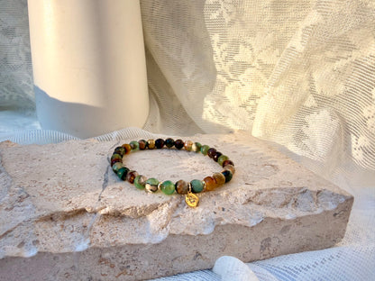 The fall Agate skinny bracelet