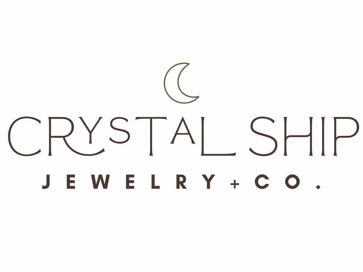 The Crystal Ship moon studs