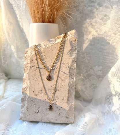 the fall layers necklace