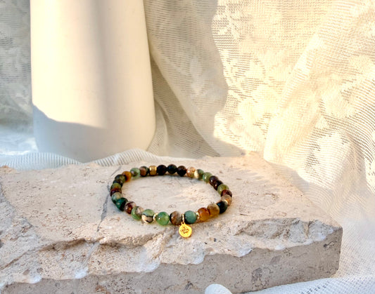 The fall Agate skinny bracelet