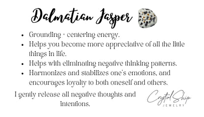Dalmatian Jasper bracelet - the essentials collection