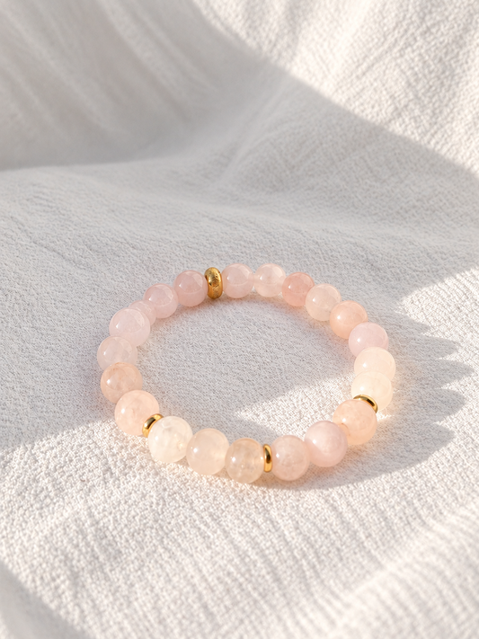 Rose Quartz bracelet - the essentials collection.