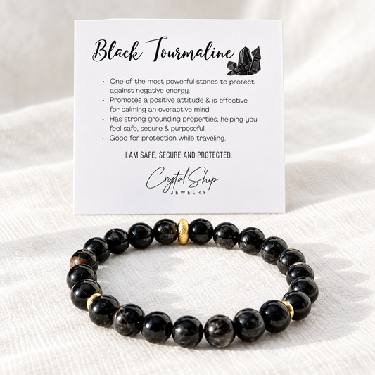 Black Tourmaline - the essential bracelet