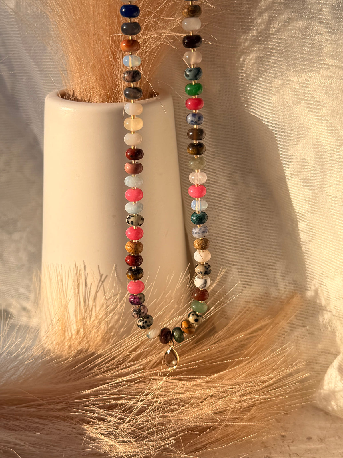 The Riley gemstone necklace