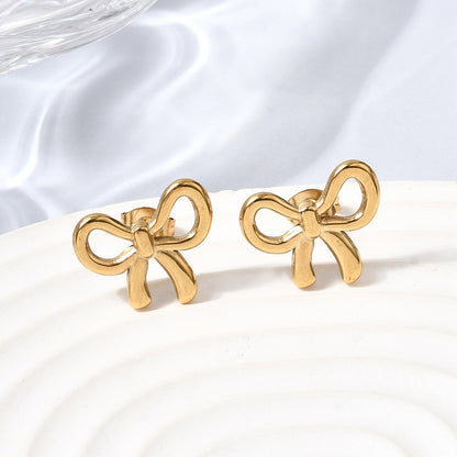 The Simona bow earrings