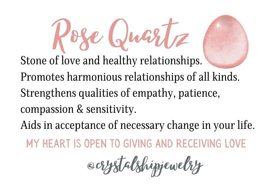 Rose Quartz bracelet - the essentials collection.