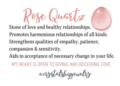 Rose Quartz bracelet - the essentials collection.